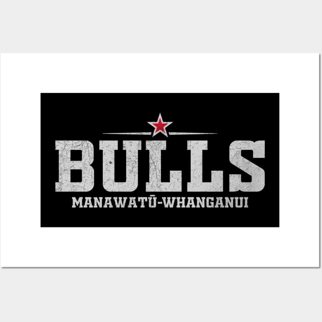 Bulls New Zealand Wall Art by RAADesigns